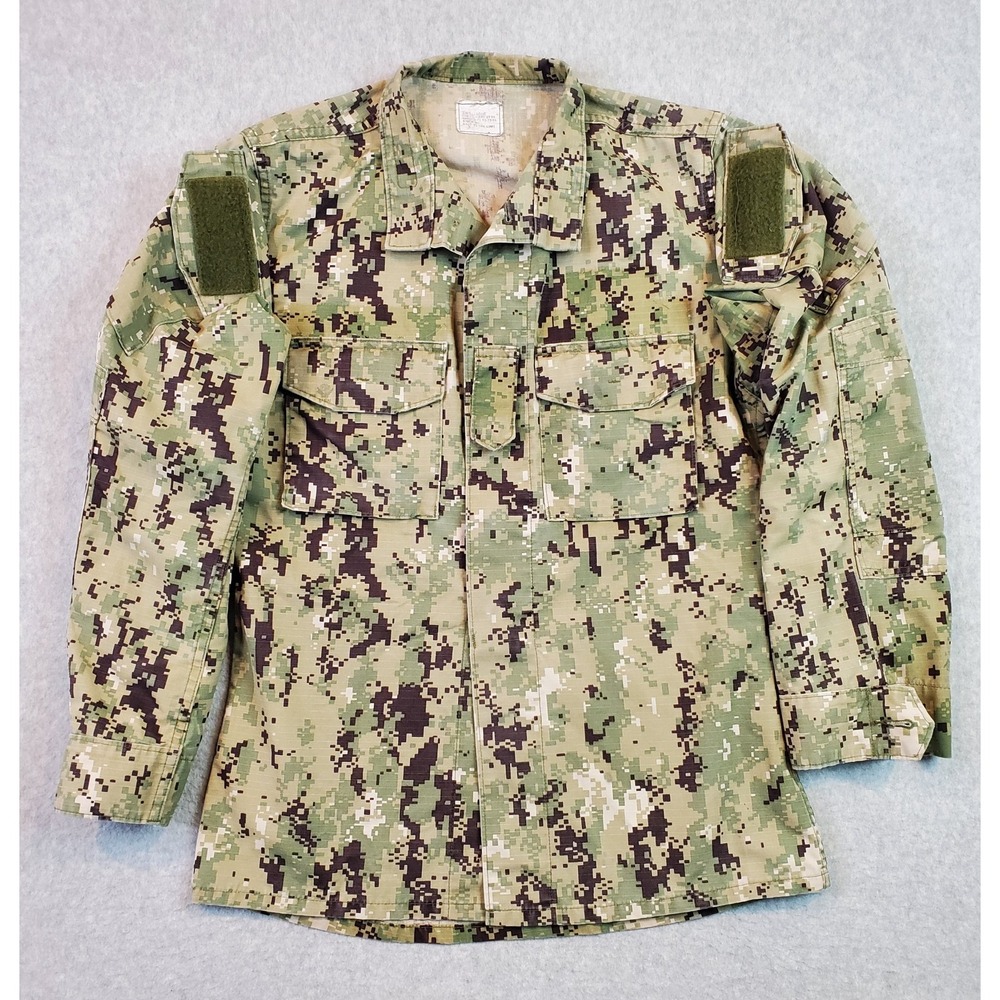 Military Shirt Men's Size Small Long Blouse Navy Seals Working Uniform Type III - Picture 1 of 12